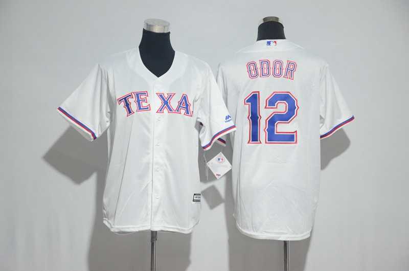Texas Rangers #12 Rougned Odor White New Cool Base Stitched Jersey,We sell and wholesale Texas Rangers #12 Rougned Odor White New Cool Base Stitched Jersey on line form chian!